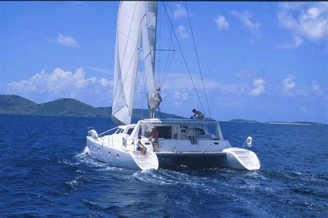 50' Luxury Yacht. Private Full or Half Day Catamaran Snorkel, & Beach Experience - Private 50-foot catamaran on St Thomas: what makes it special