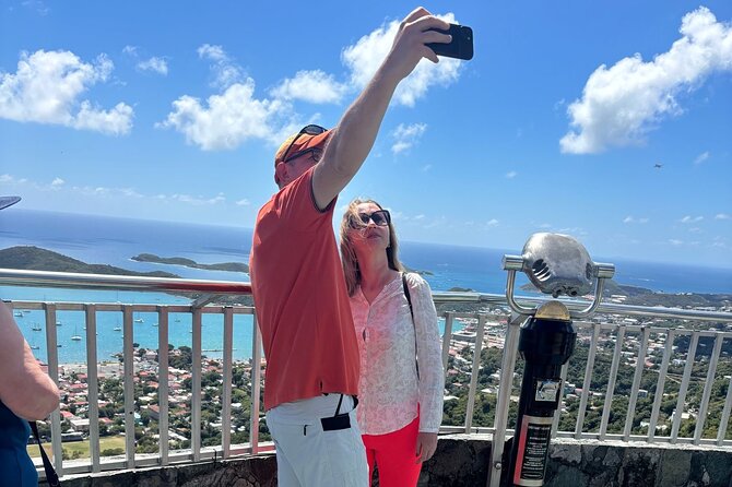 Best Jeep Tour of ST.Thomas Virgin Islands - Stop 1: Drake’s Seat for the Megans Bay View