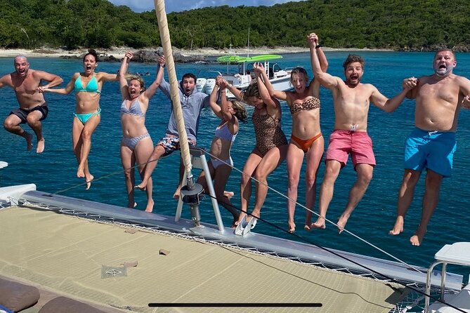 Catamaran Sail to Jost Van Dyke (Soggy Dollar Bar) - A small-group catamaran day trip to Jost Van Dyke