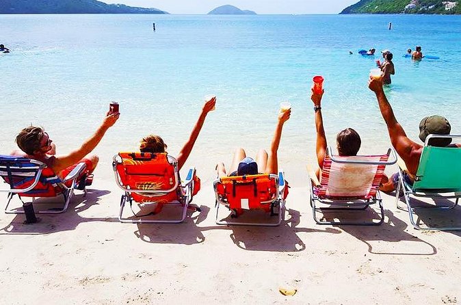 Catamaran Sail to Jost Van Dyke (Soggy Dollar Bar) - White Bay and Soggy Dollar Bar: why this afternoon is the headline
