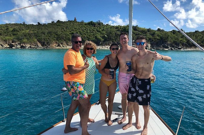 Full Day Private Charter, Snorkel St. John (12 guests, 55’ yacht) - Stop 2: Honeymoon Beach With Lunch on Board