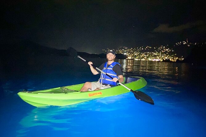 Glow Boats LED Night Kayak, Marriott Frenchman's Cove Dock, USVI - How Far Do You Paddle and Why That Affects What You See