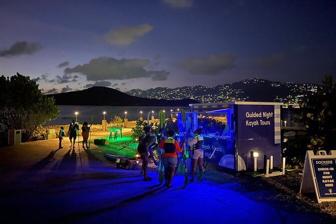 Night Kayak Tour St. Thomas - Westin Frenchman's Reef - What You’ll Do on the Water: Short Paddle, Close-In Searching