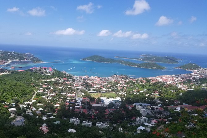 Paradise Taxi & Tours USVI - St. Thomas, Virgin Islands- Island Scenic Tour - Blackbeard’s Castle (Skytsborg): Pirate Lore Meets Danish Watchtower