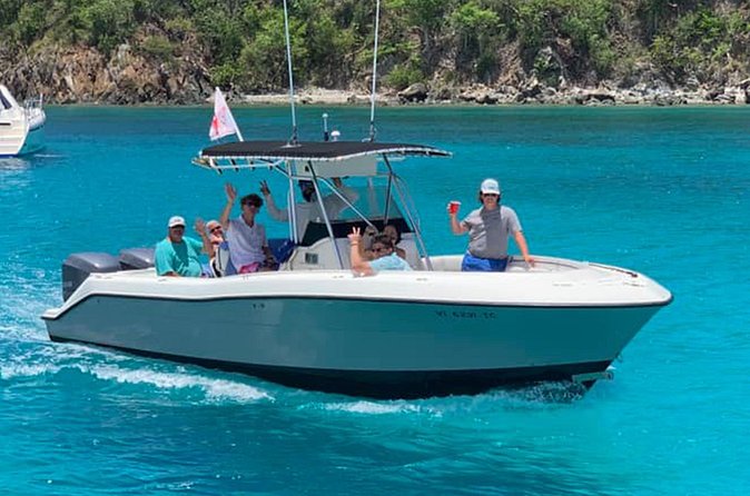 Private 6-Hour Island Hopping in US Virgin Islands - 500hp Hydro Sport - Lovango Cay: Reef Snorkel or a Beach Club Break