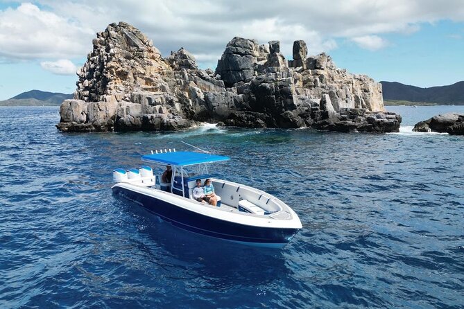 Private Full Day or Half Day Charter - 37' Midnight Express - A 37-foot Midnight Express that’s made for island-hopping