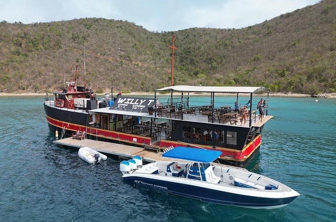 Private Full Day or Half Day Charter - 37' Midnight Express - Jost Van Dyke: Foxy’s Painkiller, the Soggy Dollar Rum Punch, and small-island charm