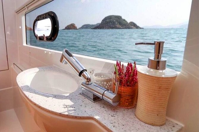 Private Luxury Catamaran Half Day Charter - Water access and onboard comfort: the stuff that makes or breaks a sea day