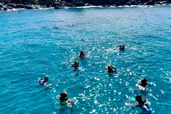 Private Luxury Catamaran Half Day Charter - Honeymoon Beach on Water Island: sand, floats, and a change of pace