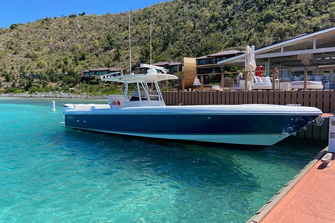 St Thomas Full-Day Boat Rental 37' Intrepid Powerboat - A 37 Intrepid powerboat day: what that rental really feels like