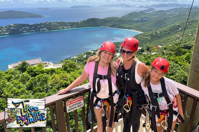 Tree Limin' Extreme Zipline - Speed and views: what you’ll feel over St. Thomas